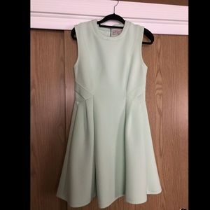Mint green dress